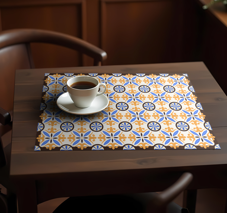 乙烯基餐垫原版 液压系统 - TenStickers