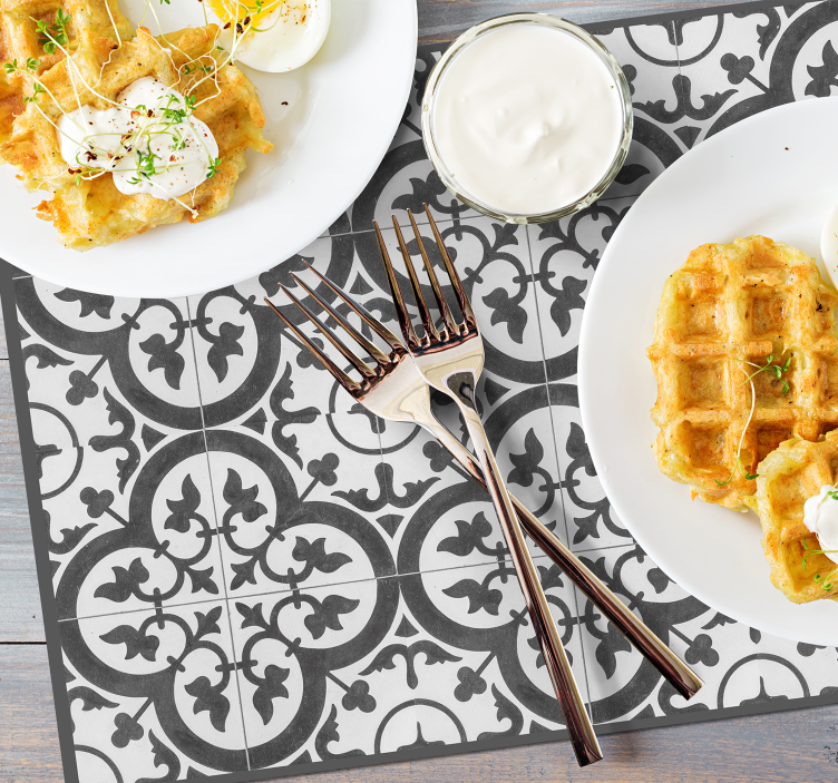 观赏水泥瓷砖家用餐垫 - TenStickers