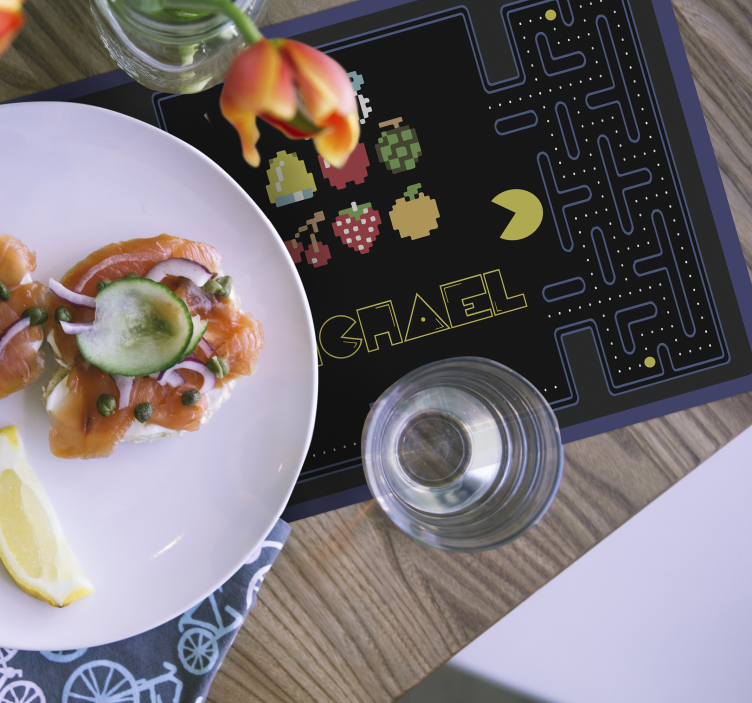 吃豆人游戏儿童餐垫 - TenStickers