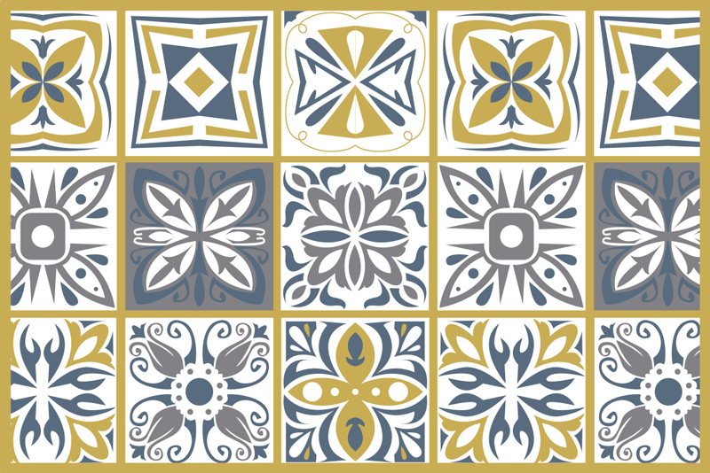 乙烯基餐垫原版 经典复古 - TenStickers