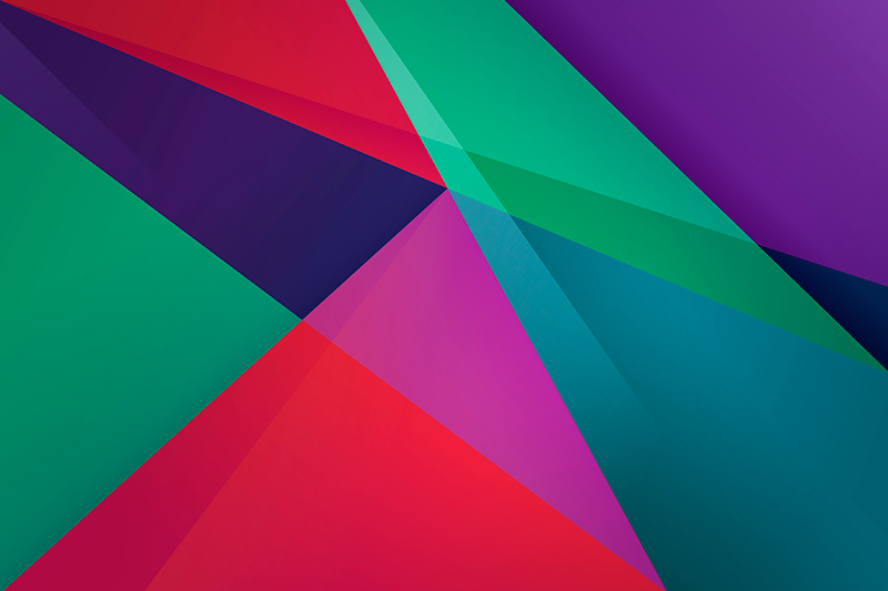 乙烯基餐垫几何彩色设计 - TenStickers