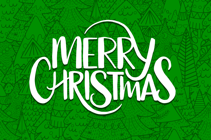 乙烯基圣诞餐垫祝您节日快乐 - TenStickers