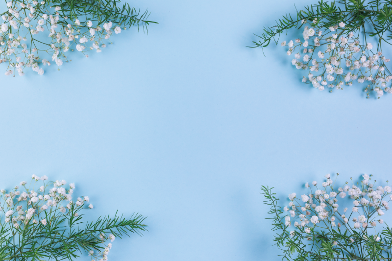 乙烯基餐垫原版花卉桌面装饰 - TenStickers