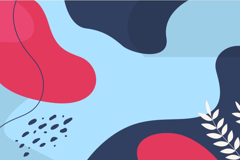 乙烯基餐垫原版多彩抽象形状 - TenStickers