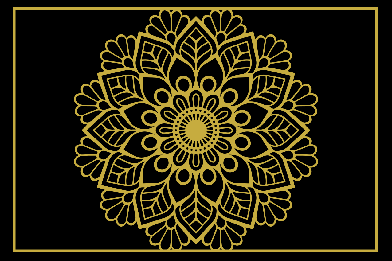 乙烯基餐垫优雅优雅植物元素 - TenStickers