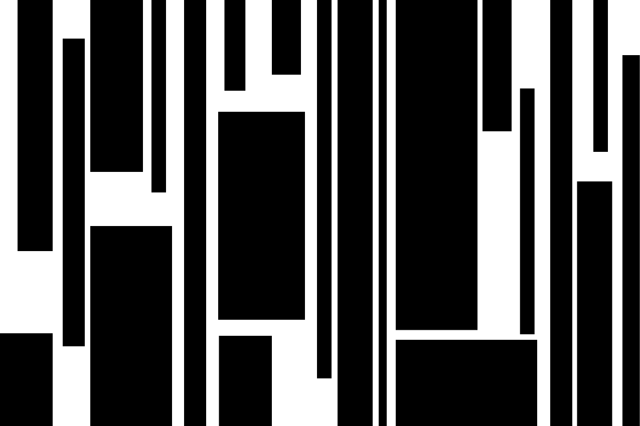 乙烯基餐垫几何桌面布局 - TenStickers