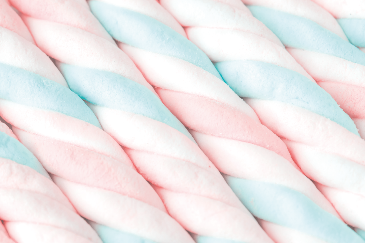 棉花糖乙烯基餐垫 - TenStickers