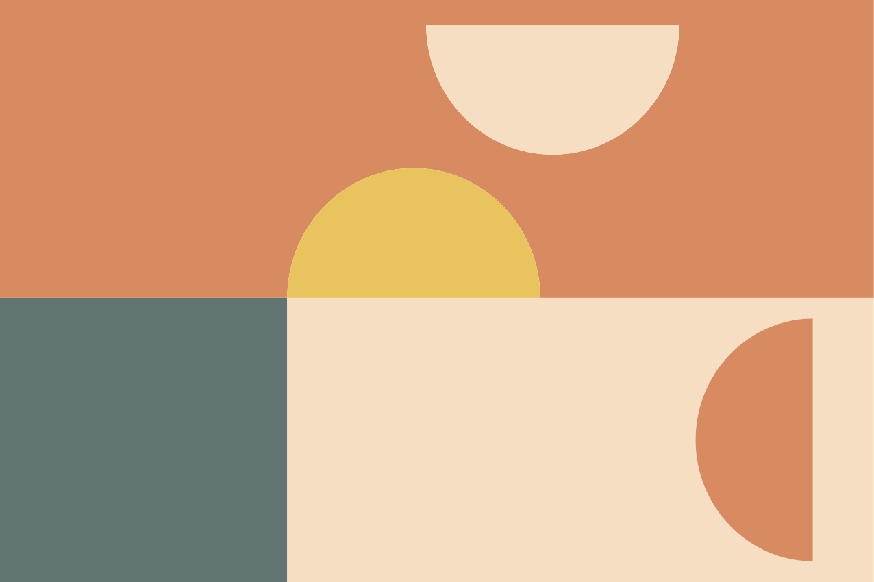 乙烯基餐垫色彩缤纷的几何图形 - TenStickers