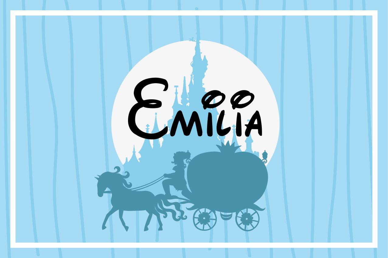 乙烯基儿童餐垫马车图案设计 - TenStickers