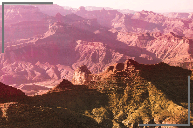 乙烯基餐垫山景设计餐垫 - TenStickers