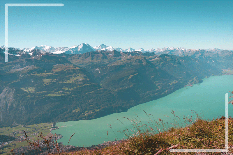 乙烯基餐垫原版雪山风景 - TenStickers