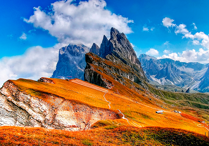 乙烯基餐垫山峦美景 - TenStickers