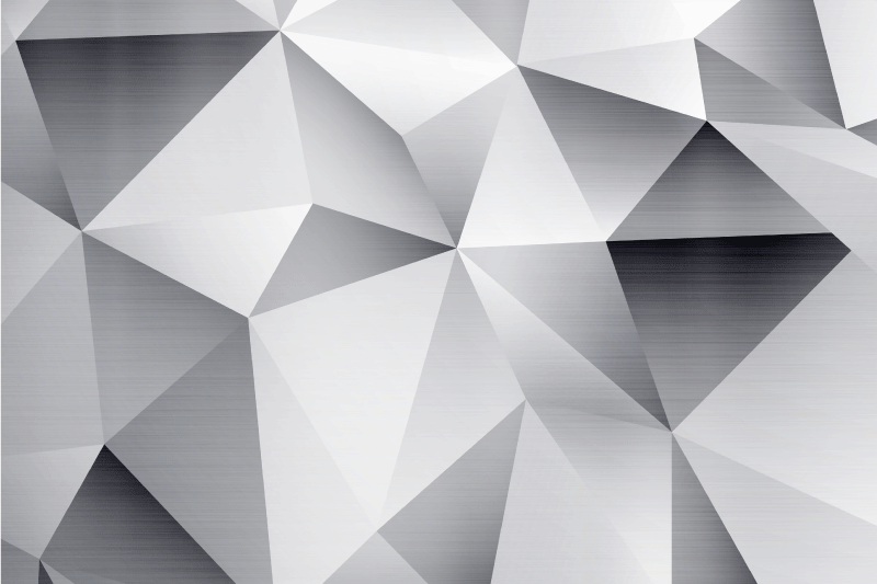 乙烯基餐垫几何金属图案 - TenStickers