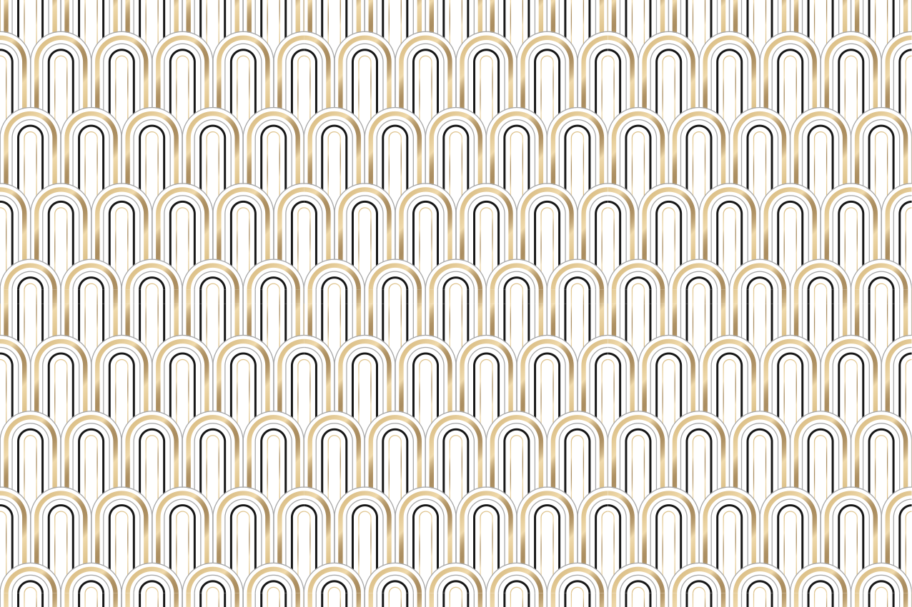 乙烯基餐垫曲线图案设计 - TenStickers