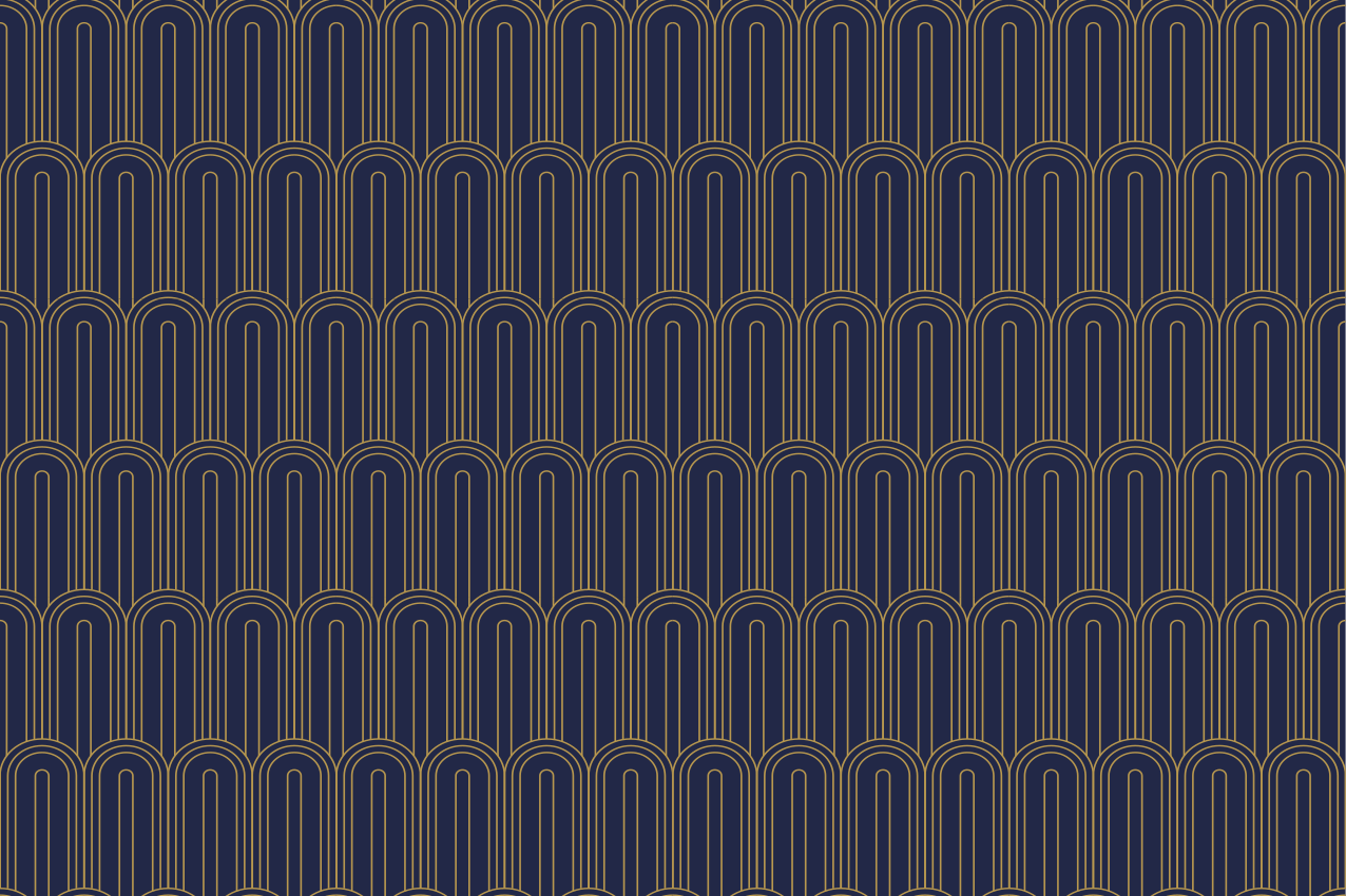 乙烯基餐垫优雅弧形线条设计 - TenStickers