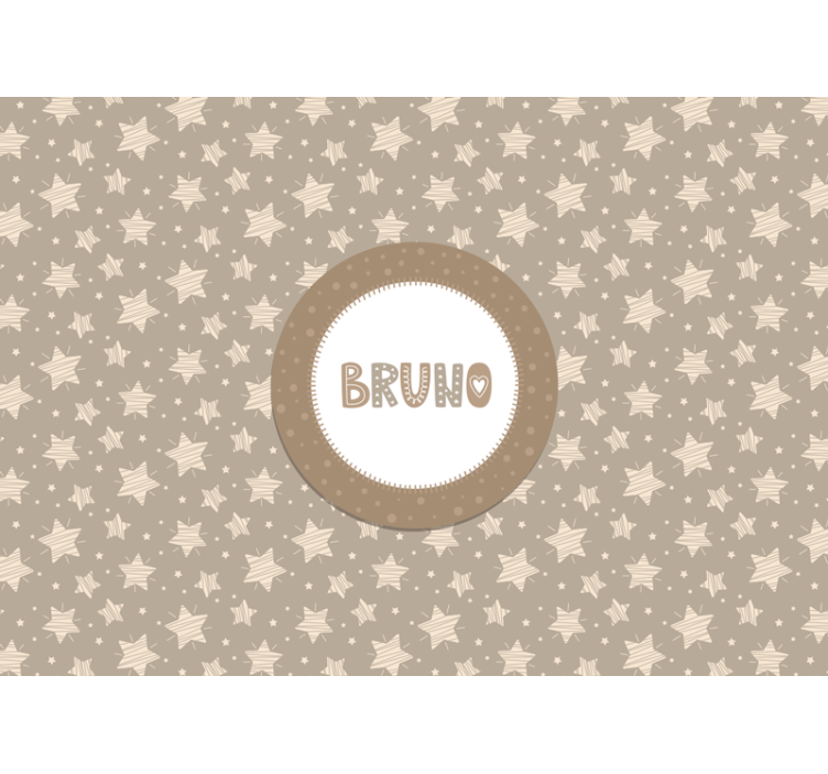 幼儿园的其他壁画 条纹星星 - TenStickers