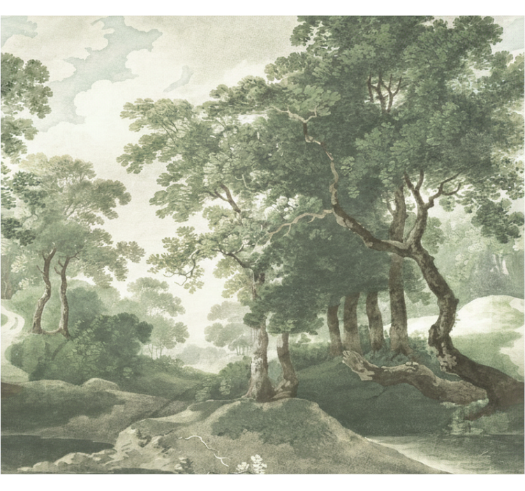 森林照片墙经典永恒自然 - TenStickers