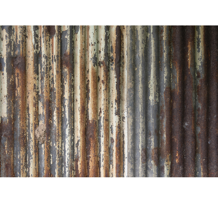 其他具有纹理和图案的壁画 质朴的金属优雅 - TenStickers