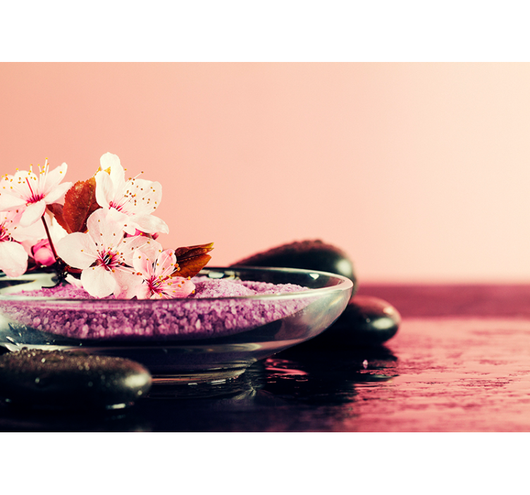 兰花照片墙 兰花开花特写 - TenStickers