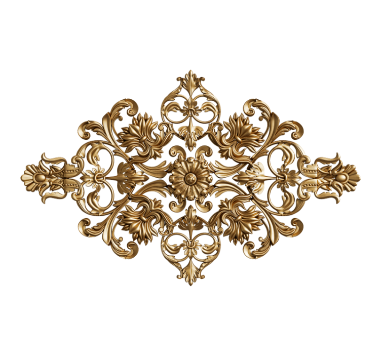 经典艺术照片壁画华丽花卉图案 - TenStickers