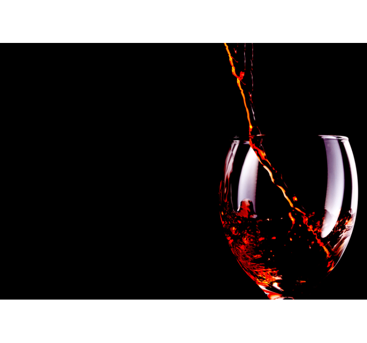 音乐照片墙流动的酒水飞溅 - TenStickers