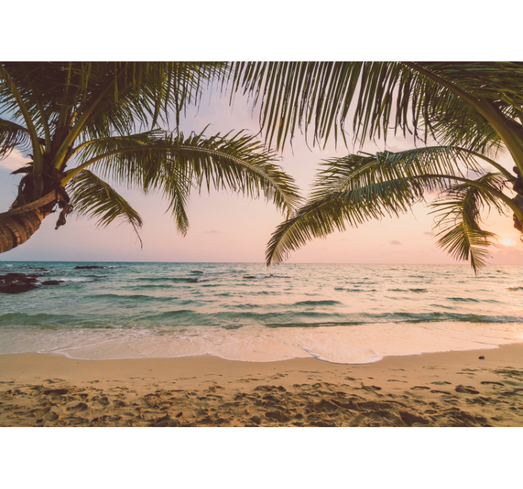 自然照片墙宁静海岸风景 - TenStickers