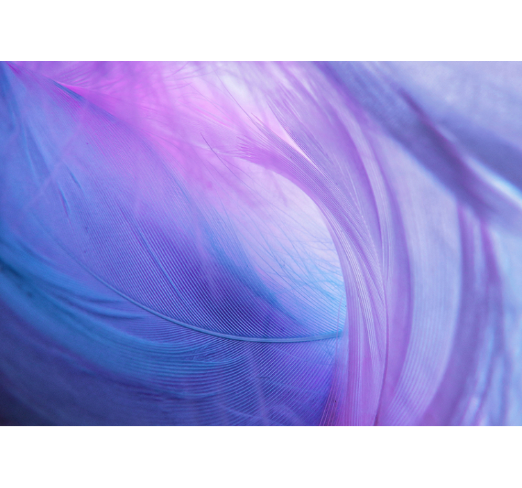 抽象照片墙展现柔和色彩波浪 - TenStickers