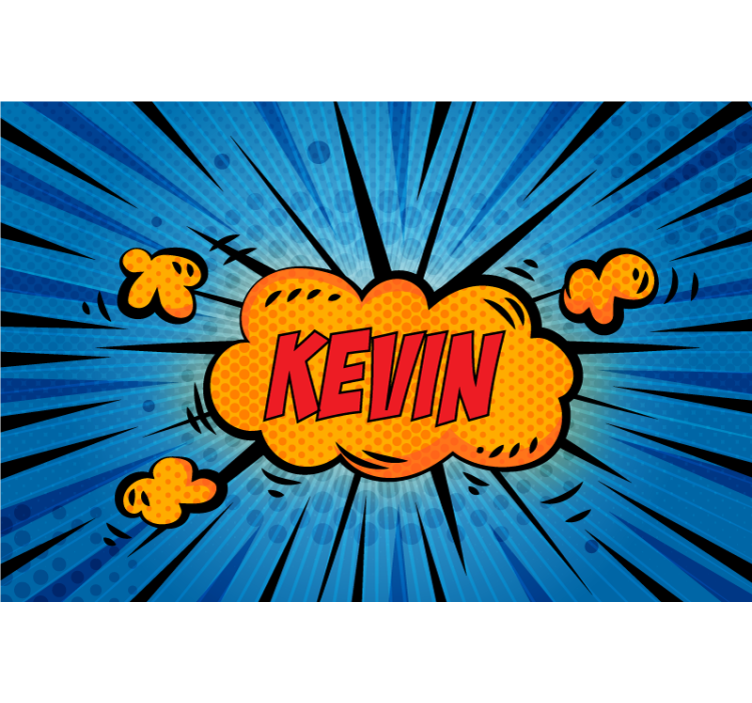 个性化名字流行艺术定制壁画 - TenStickers