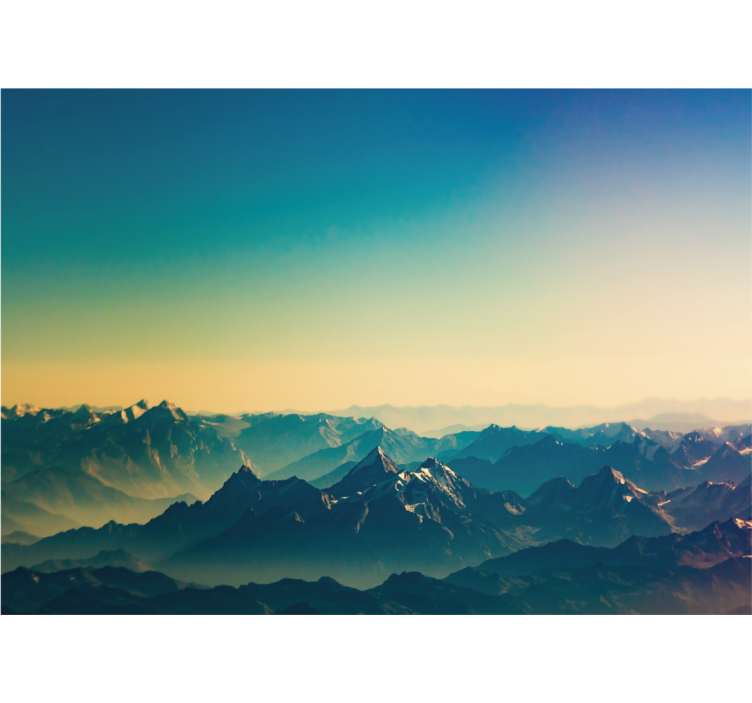 山地照片墙展现壮丽山景 - TenStickers