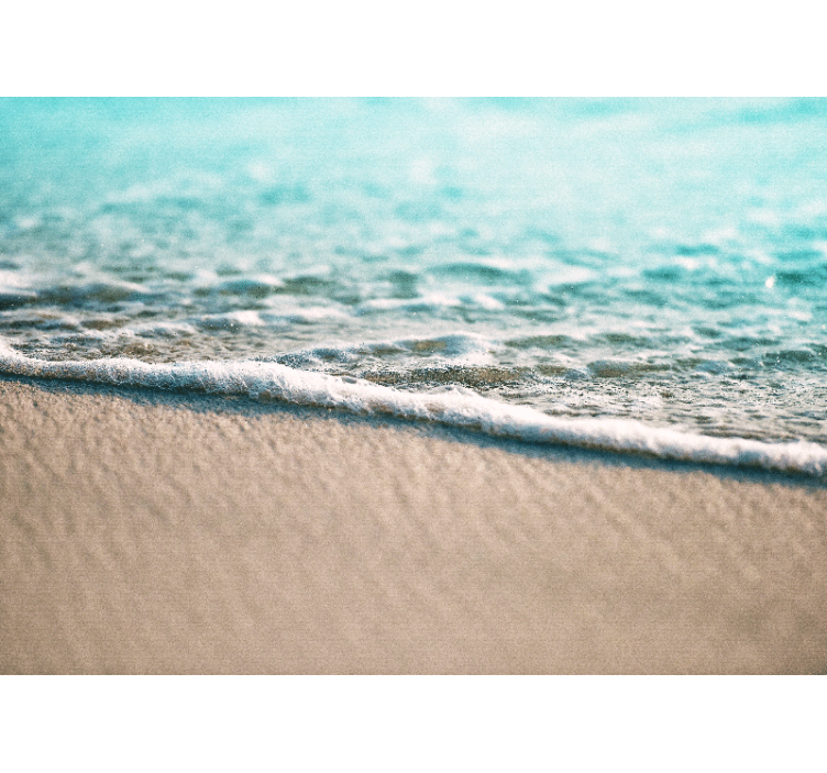 海洋的照片壁画柔和水波纹 - TenStickers