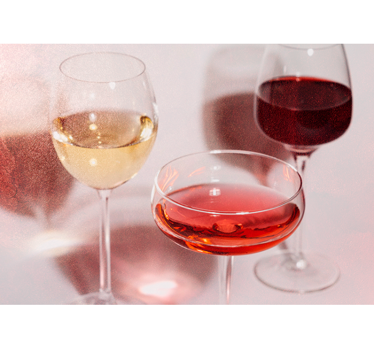 音乐照片墙与优雅的酒杯相得益彰 - TenStickers