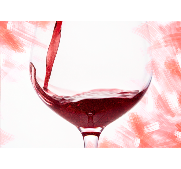 关闭了红酒厨房墙壁画 - TenStickers