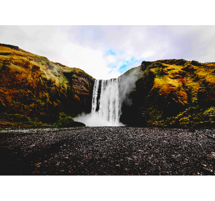 卡乔伊拉照片墙 雄伟的瀑布景色 - TenStickers