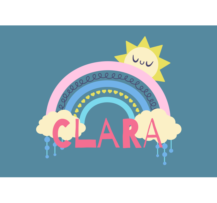 儿童房的其他壁画快乐彩虹主题 - TenStickers