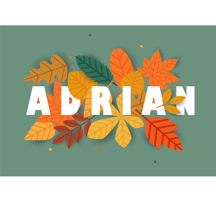 其他花卉壁画 秋叶布置 - TenStickers