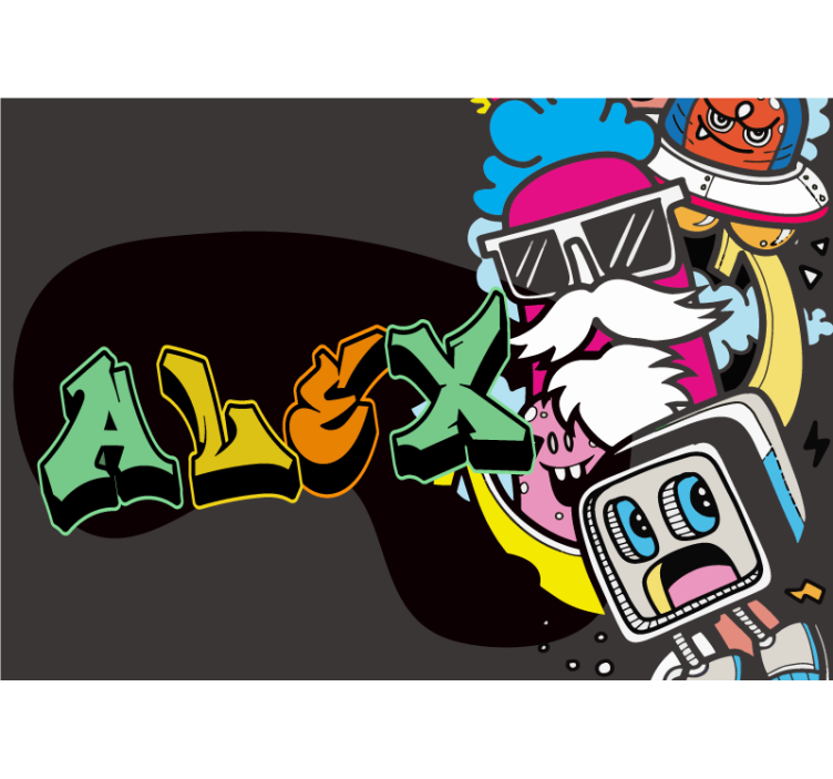 城市艺术照片壁画展现多彩人物艺术 - TenStickers