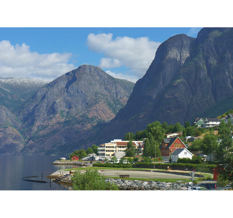 其他景观壁画 山景房 - TenStickers