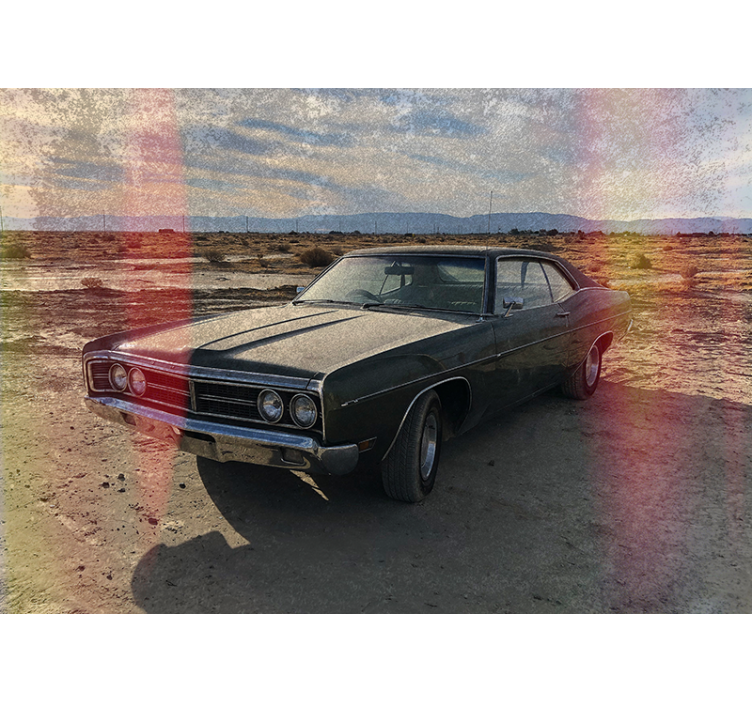 其他车辆壁画 经典汽车怀旧 - TenStickers