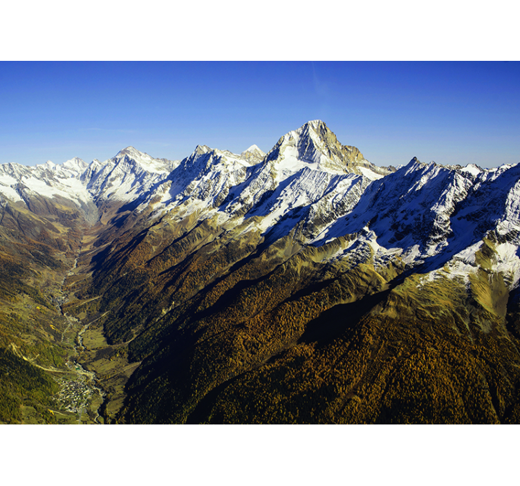 山地照片墙展现壮丽的山景 - TenStickers