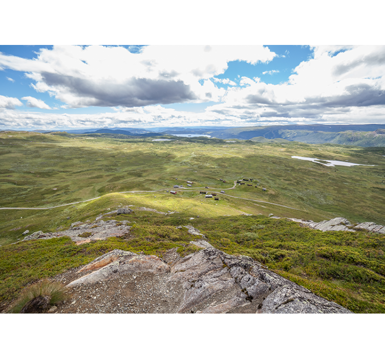 其他景观壁画山峦绿意景观 - TenStickers