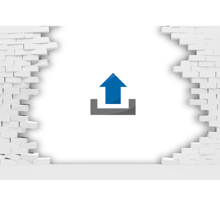 动物风格的墙面壁画北极熊水下景观 - TenStickers