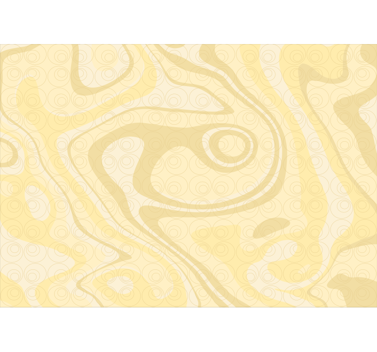 抽象照片墙曲线形状图案 - TenStickers