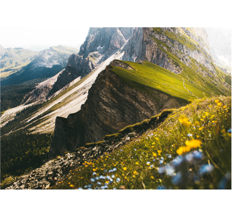 其他景观壁画展现山地地形 - TenStickers