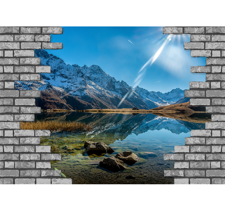 其他景观壁画山间回声风景 - TenStickers