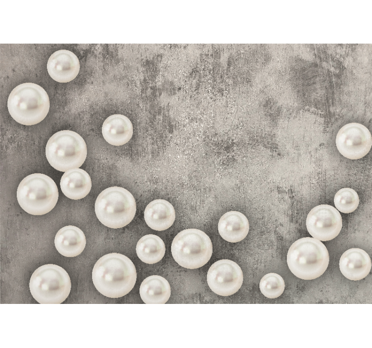 其他纹理和图案壁画精致珍珠排列 - TenStickers