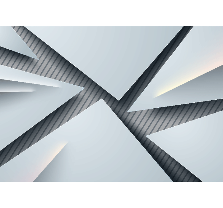 抽象照片墙几何分层形状 - TenStickers