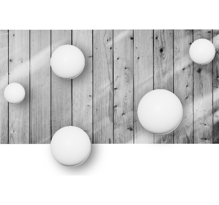 其他具有纹理和图案的壁画几何球体排列 - TenStickers