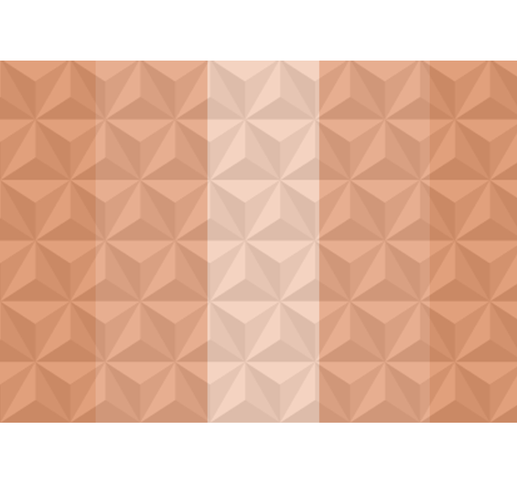 其他具有纹理和图案的壁画几何立体图案 - TenStickers