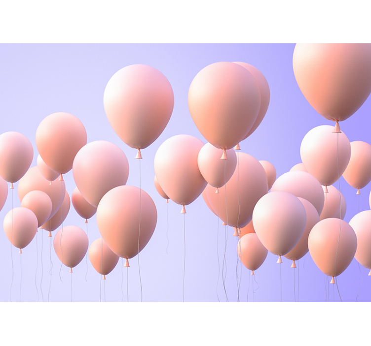 墙面壁画的爱的风格带来快乐气球时刻 - TenStickers