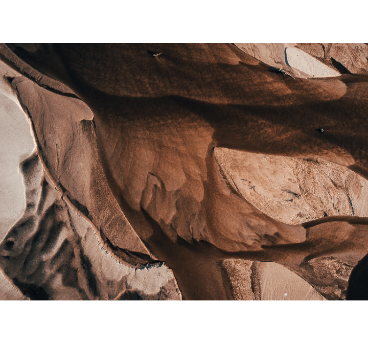 抽象照片墙展现纹理沙丘图案 - TenStickers